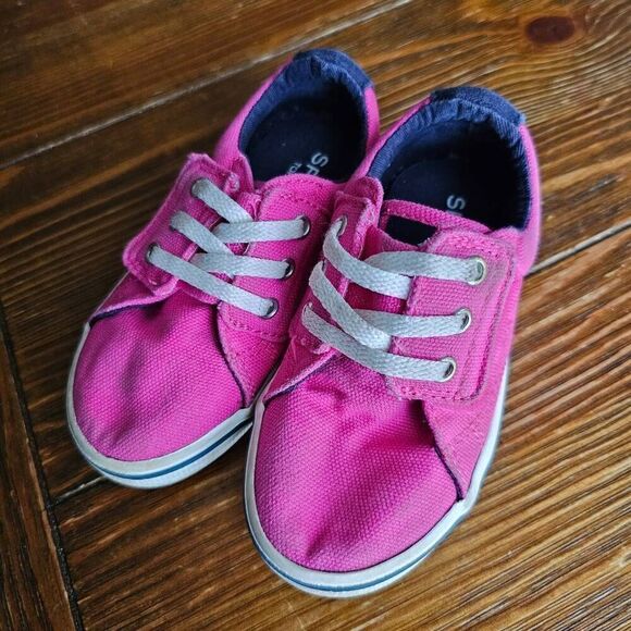 Sperry Girls size 7 Toddler ked sneakers - Picture 1 of 7